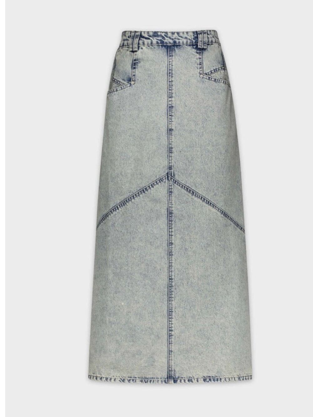 Meli Gray Denim Maxi Skirt size 6